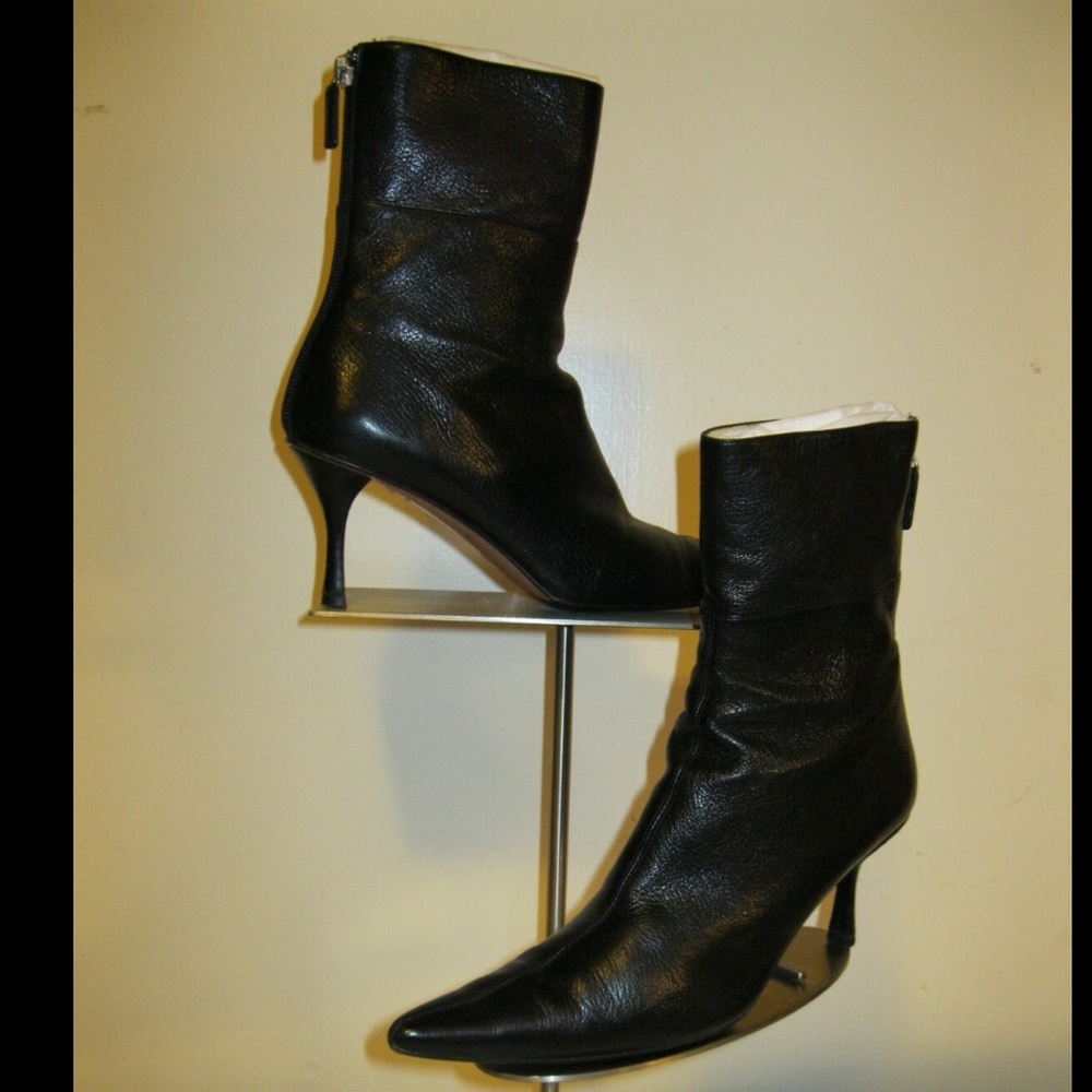 Gucci Black Heeled Boots